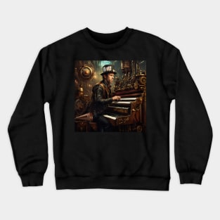 Tom Waits Steampunk Crewneck Sweatshirt